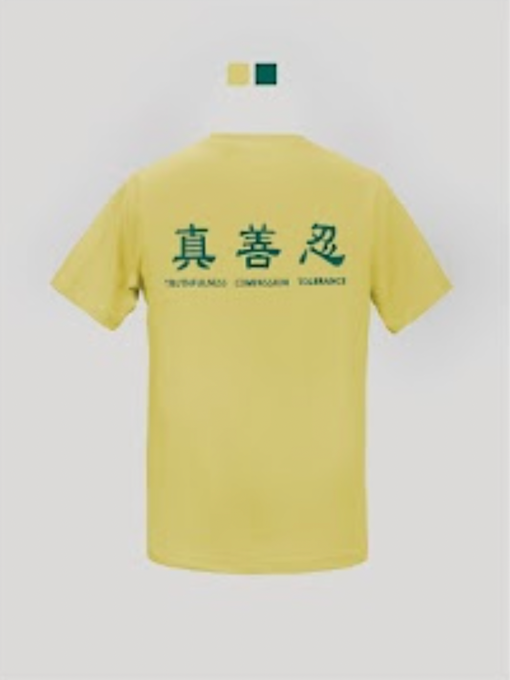 Truthfulness, Compassion, Tolerance T-Shirt with Shen Yun Dancer Logo